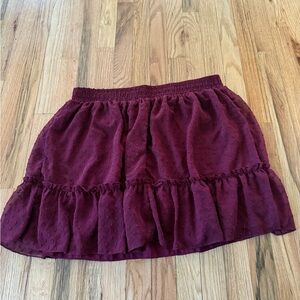 Burgundy maroon Skirt